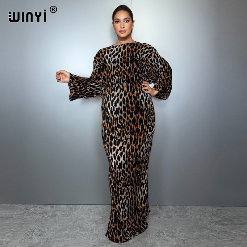 WINYI Summer Pleated Elastic L - огляд і ціна Boho Summer Beach Maxi Dress