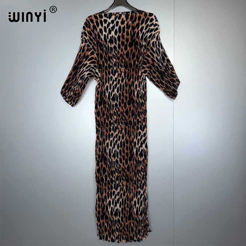 WINYI Summer Pleated Elastic L - огляд і ціна Boho Summer Beach Maxi Dress