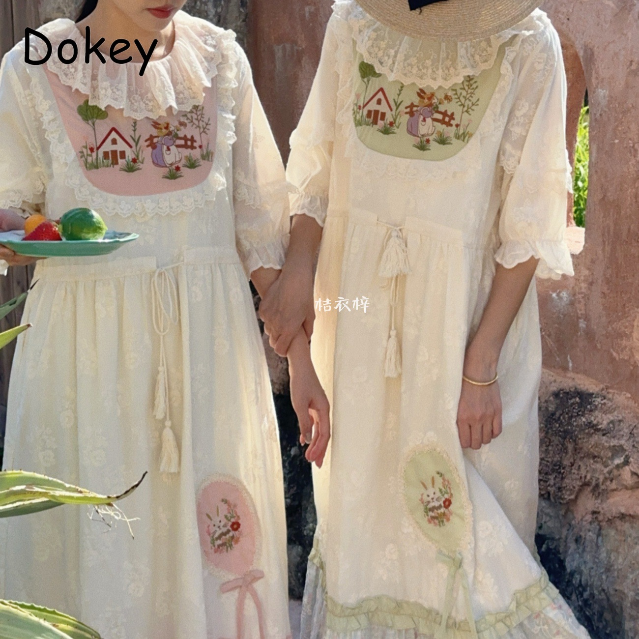Vintage Embroidery Floral Fair - огляд і ціна French Vintage Floral Midi Dress