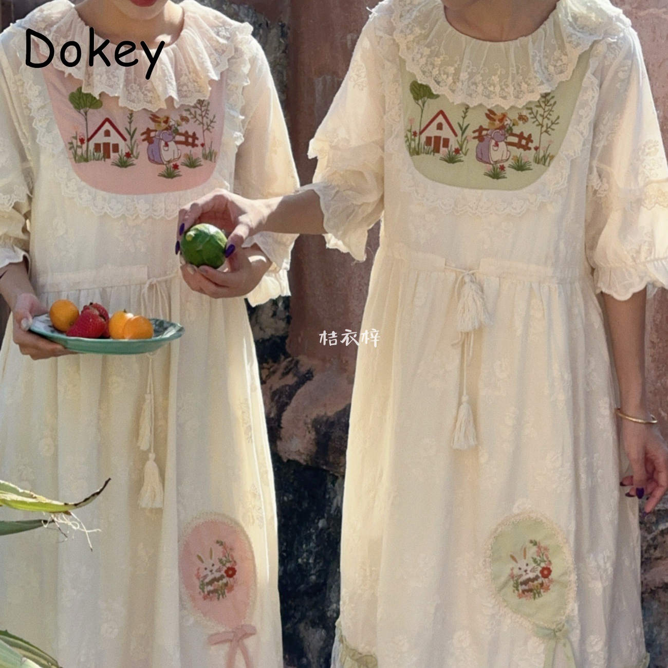 Vintage Embroidery Floral Fair - огляд і ціна French Vintage Floral Midi Dress