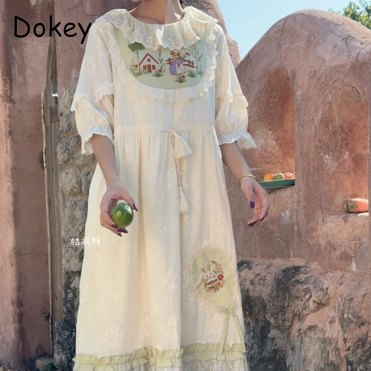 Vintage Embroidery Floral Fair - огляд і ціна French Vintage Floral Midi Dress