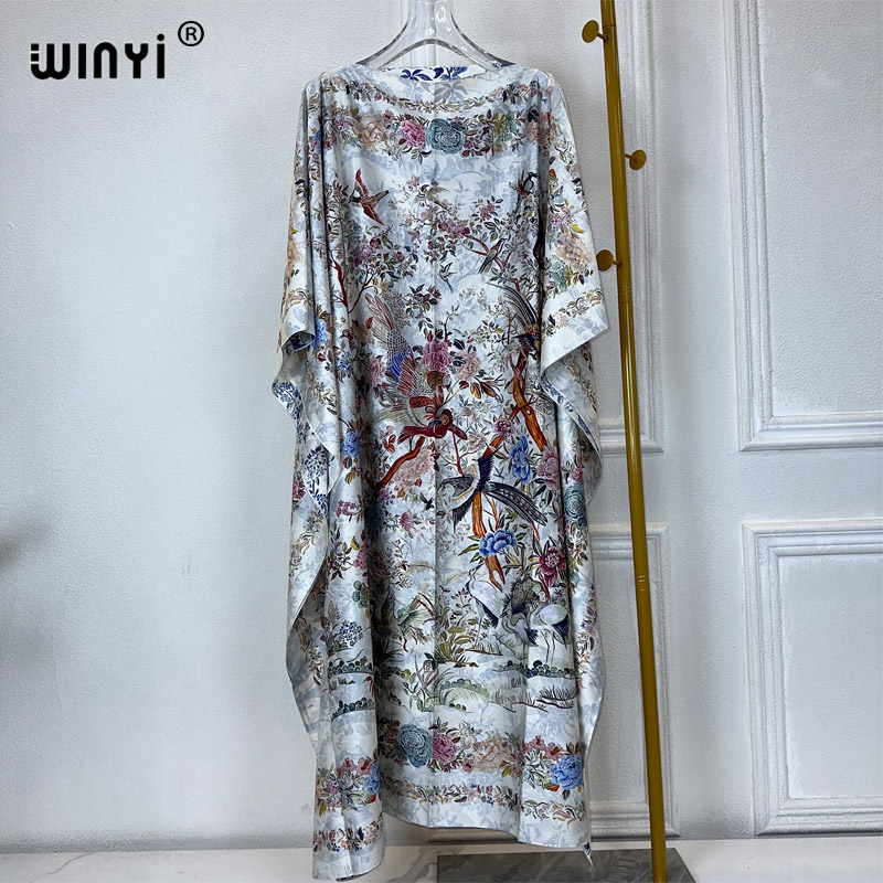 WINYI summer kaftan African Wo - огляд і ціна Boho Summer Beach Maxi Dress