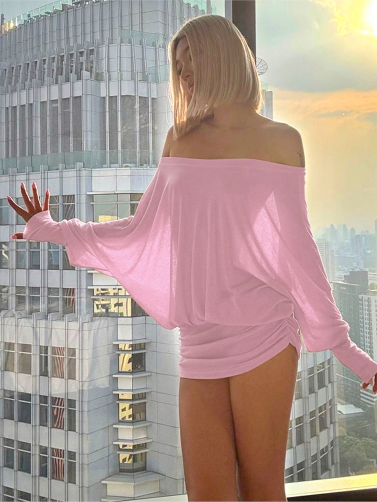 New Fashion Off Shoulder Sheer - огляд і ціна Sexy Mesh Sheer Bodycon Dress