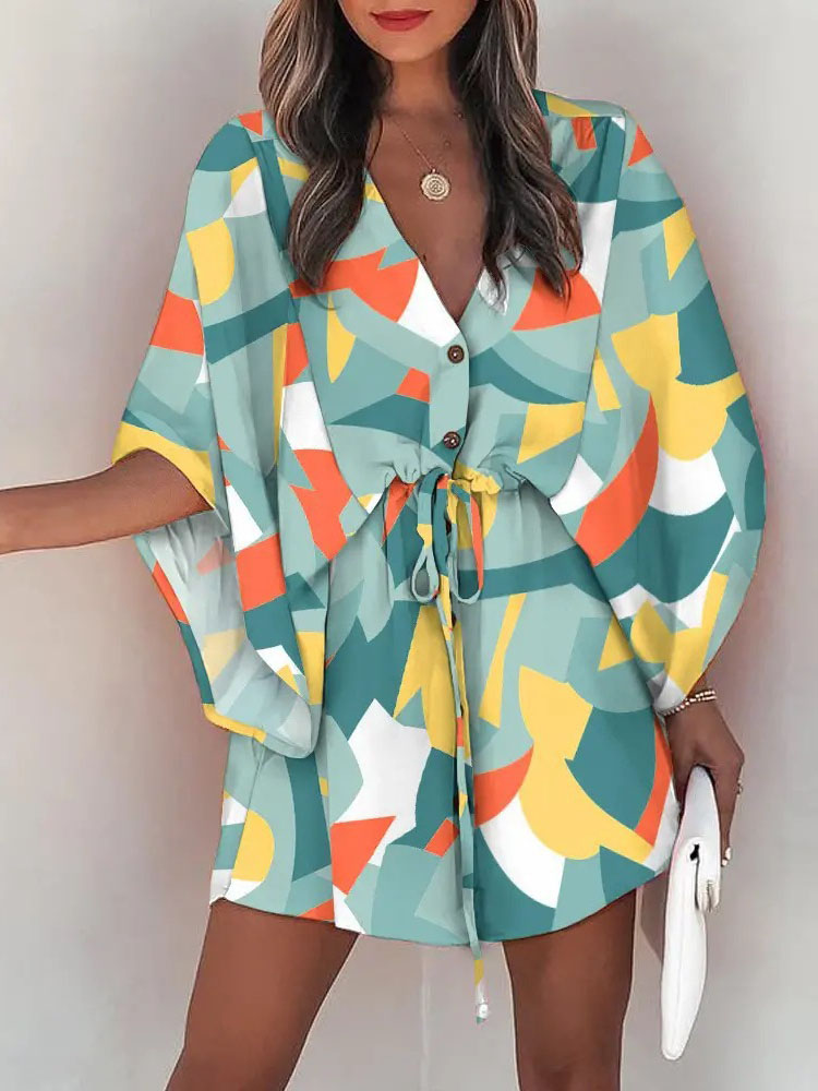 Summer Casual Dress Women Fash - огляд і ціна French Vintage Floral Midi Dress