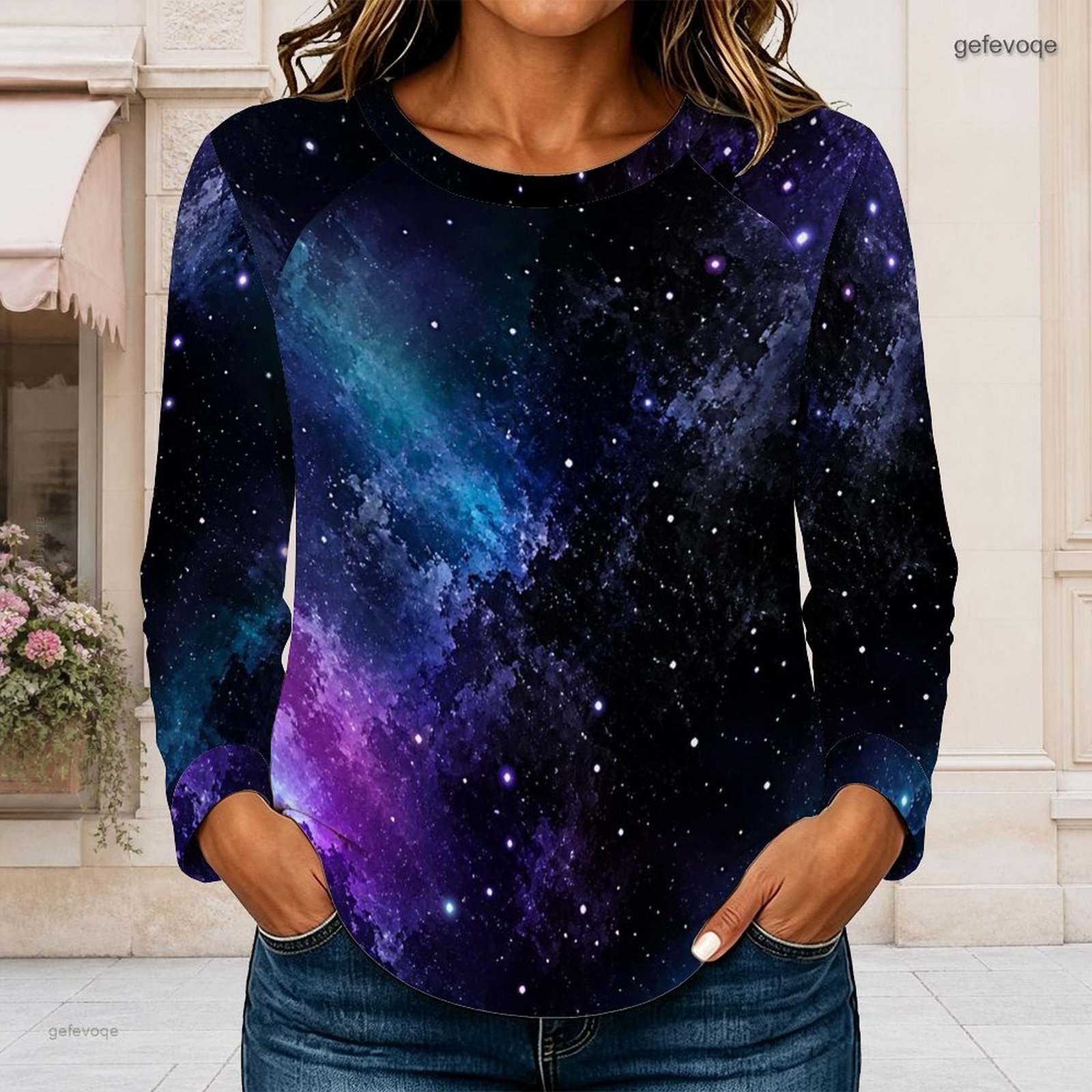 Women Crew Neck Raglan Long Sl - огляд і ціна Blouses