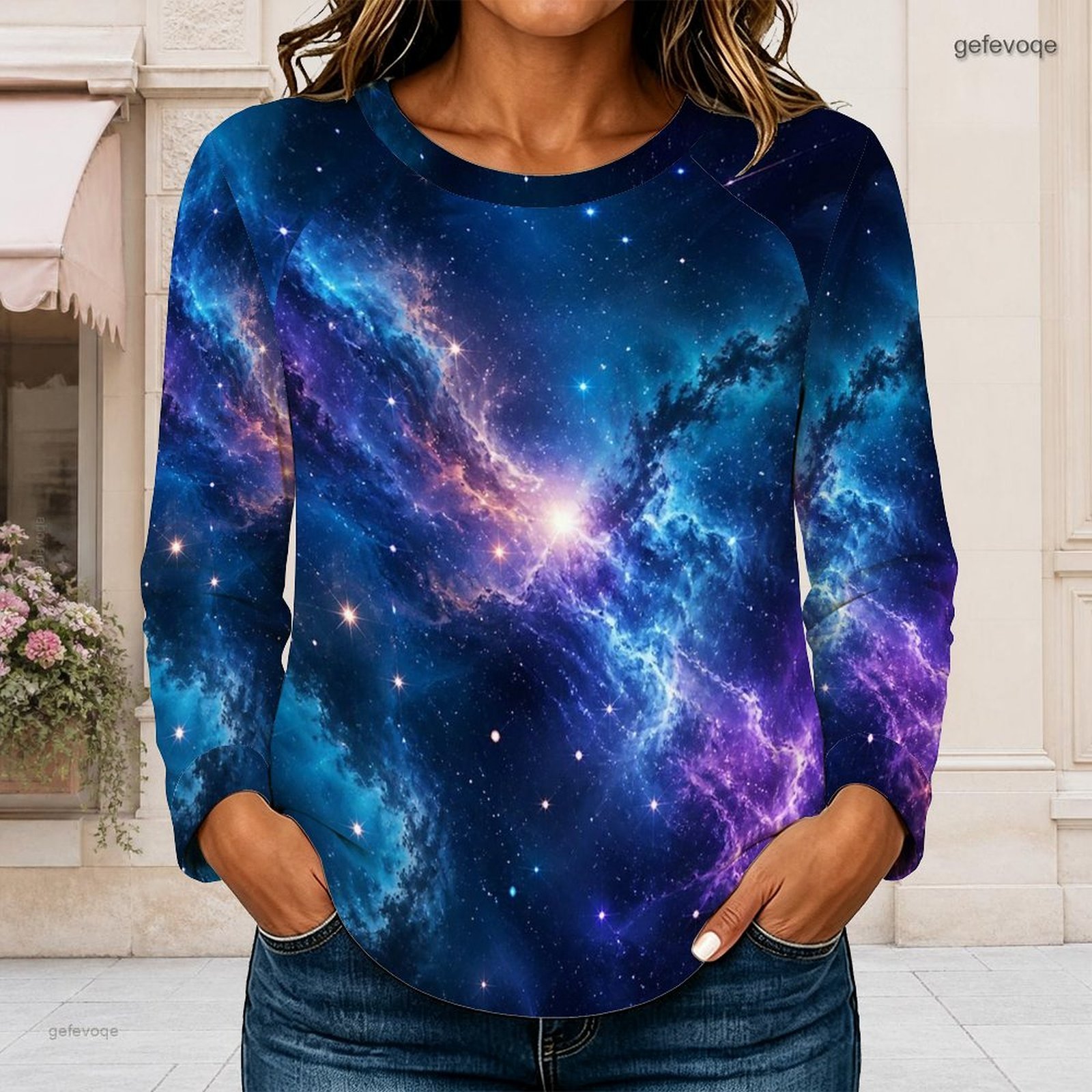 Women Crew Neck Raglan Long Sl - огляд і ціна Blouses
