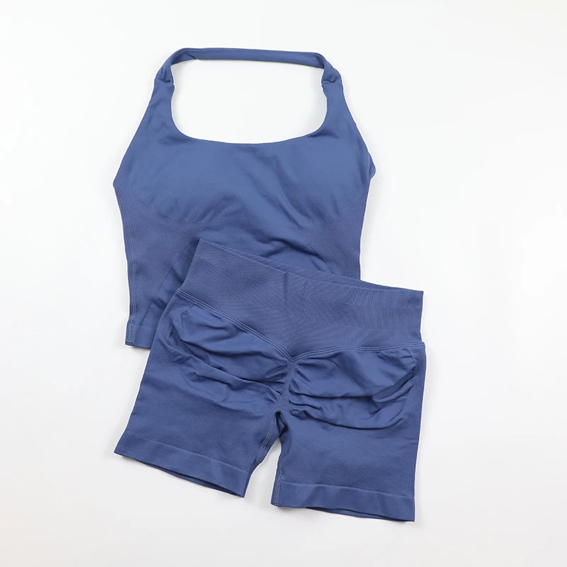Seamless Yoga Set Womens Backl - огляд і ціна Seamless Ribbed Workout Tank Top