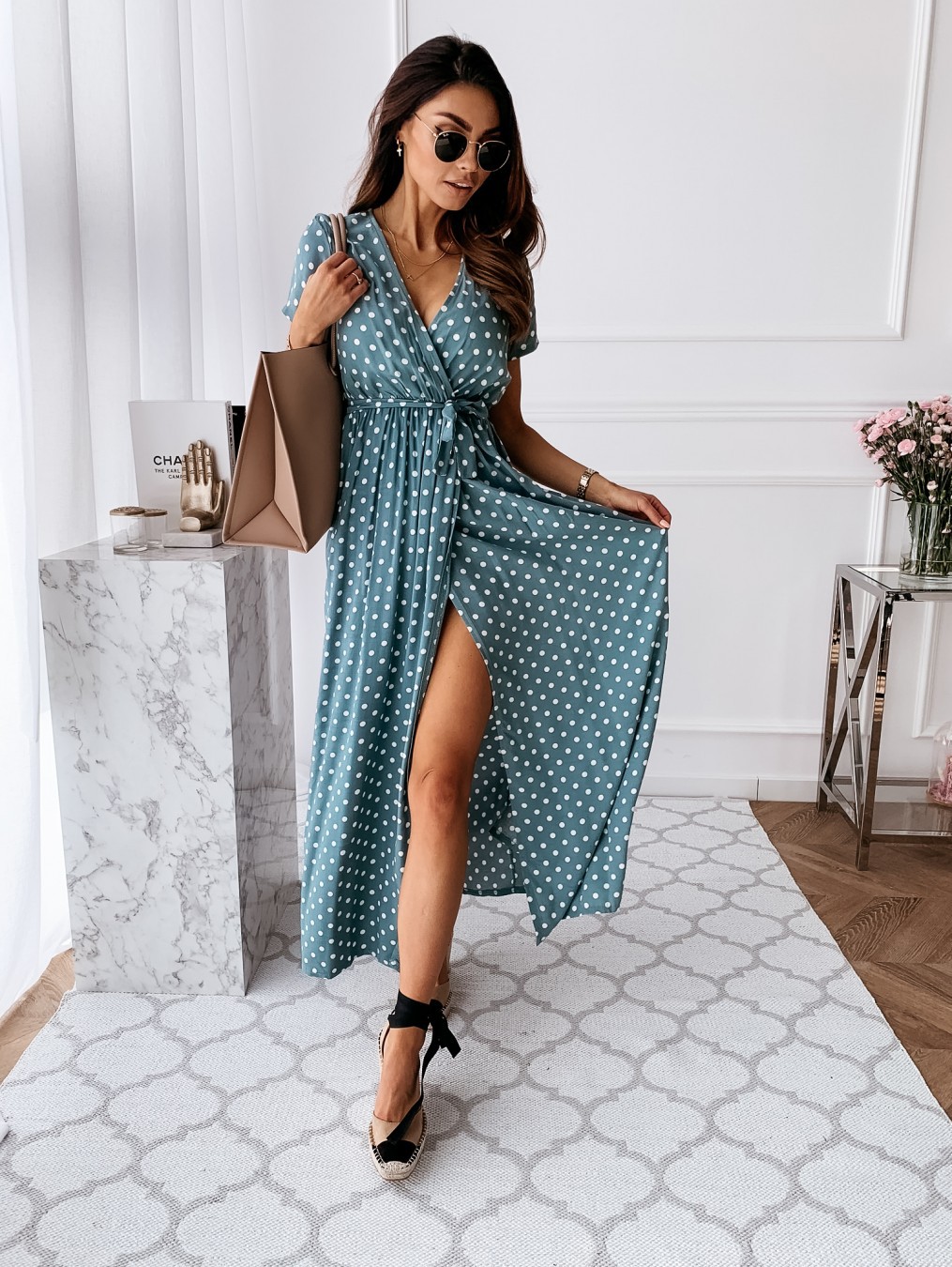 Womens Summer Fashion Maxi Dre - огляд і ціна French Vintage Floral Midi Dress